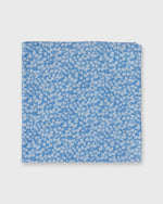 Load image into Gallery viewer, Cotton Print Pocket Square in Blue Glenjade Liberty Fabric