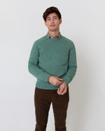 Load image into Gallery viewer, Classic Crewneck Sweater in Lovat Cashmere