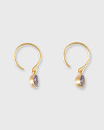 Load image into Gallery viewer, Small Bindi Hook Earrings in Tanzanite
