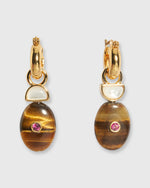 Load image into Gallery viewer, Chauvet Earrings in Brown
