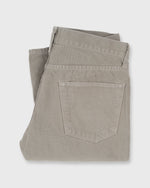 Load image into Gallery viewer, Slim Straight 5-Pocket Pant in Grey Garment-Dyed Canvas