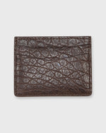 Load image into Gallery viewer, Card Holder in Chocolate Matte Alligator