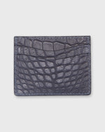 Load image into Gallery viewer, Card Holder in Navy Matte Alligator
