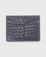 Load image into Gallery viewer, Card Holder in Navy Matte Alligator