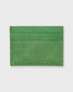 Card Holder in Green Leather