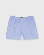Load image into Gallery viewer, Button-Front Boxer Short in Blue End-on-End
