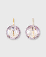 Load image into Gallery viewer, Round Gem Earrings in Amethyst/Tanzanite