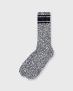 Load image into Gallery viewer, Varsity Slub Socks in Navy