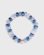 Load image into Gallery viewer, Semi Precious Beaded Bracelet in Ocean