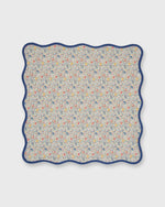 Load image into Gallery viewer, Scallop Edge Napkins (Set of 4) in Red/Blue/Yellow Katie & Millie Liberty Fabric