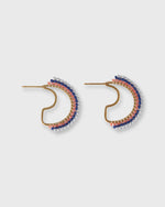 Load image into Gallery viewer, Lali Hoop Earrings in Lilac
