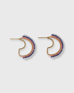 Load image into Gallery viewer, Lali Hoop Earrings in Lilac