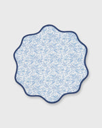 Load image into Gallery viewer, Scallop Edge Placemat in Blue/White Hope Springs Liberty Fabric
