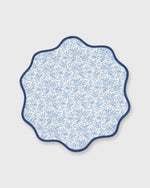 Load image into Gallery viewer, Scallop Edge Placemat in Blue/White Hope Springs Liberty Fabric