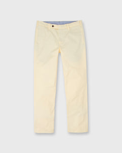 Garment-Dyed Sport Trouser in Pale Yellow AP Lightweight Twill