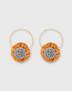 Load image into Gallery viewer, Saturn Earrings in Multicolor Cristallo/Azzurro
