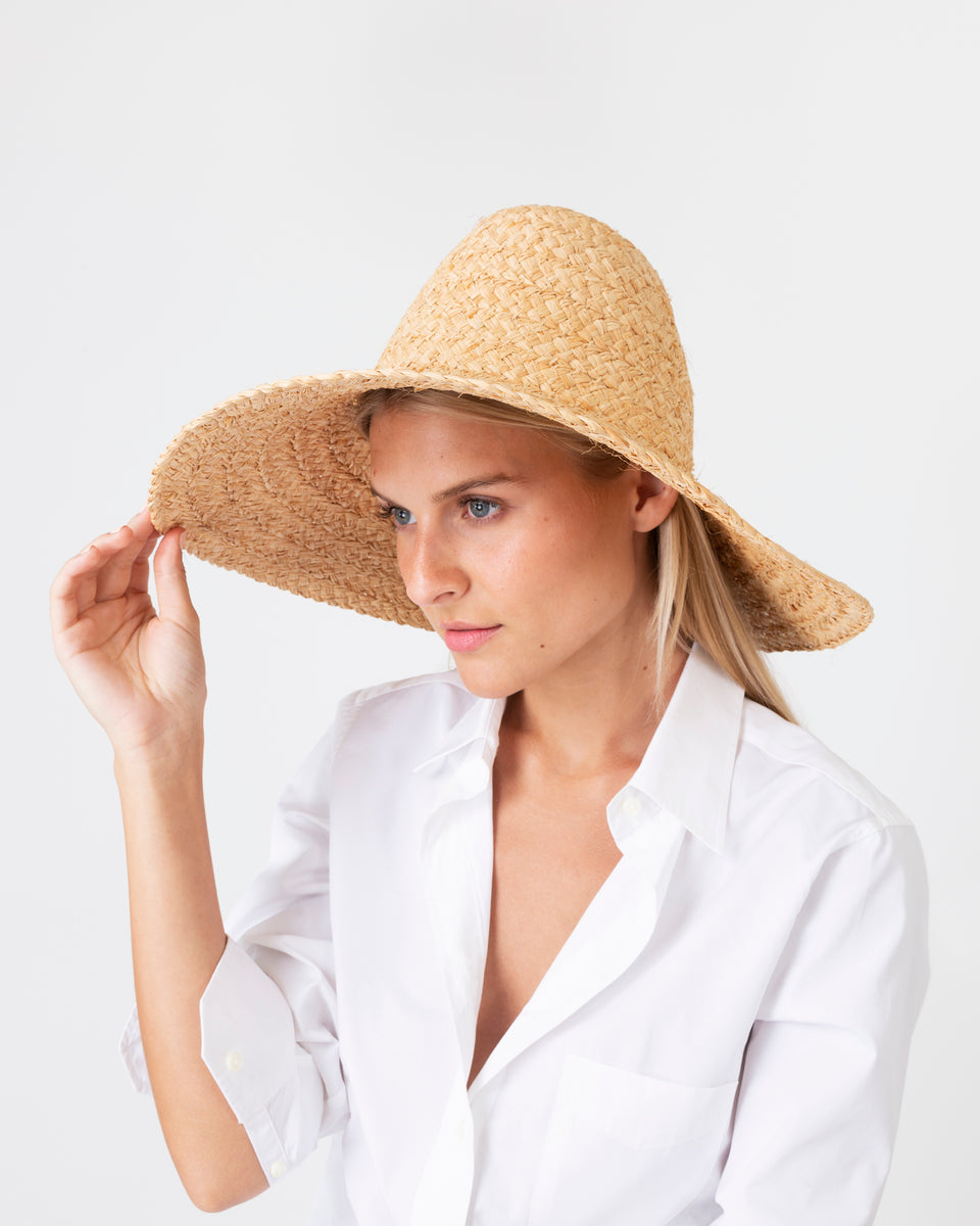 Fiscolo Hat in Natural | Shop Ann Mashburn