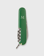 Load image into Gallery viewer, Large Swiss Army Knife in Green/White Mashburn &quot;M&quot;

