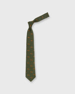 Load image into Gallery viewer, Silk Club Tie in Olive Fox