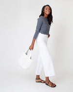 Load image into Gallery viewer, Mercato Handwoven Tote in White Leather