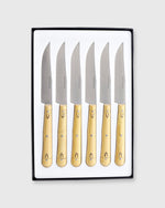 Load image into Gallery viewer, Steak Knives (Set of 6) in Woodburned Boxwood
