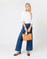 Load image into Gallery viewer, Annalisa Satchel Bag in Tan Leather