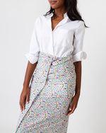 Load image into Gallery viewer, Ashley Pareo in White Multi James Francis Liberty Fabric
