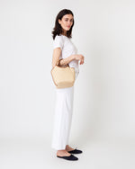 Load image into Gallery viewer, Paola Bucket Bag in Natural Straw