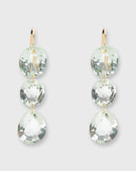 Load image into Gallery viewer, Gem Drop Earrings in Green Quartz