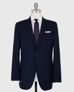 Load image into Gallery viewer, Kincaid No. 4 Suit in Navy Escorial Wool Plainweave