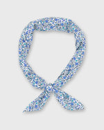 Load image into Gallery viewer, Anyway Scarf in Blue Multi Queen's Gallery Liberty Fabric