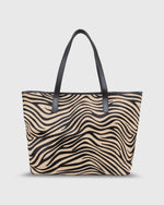 Load image into Gallery viewer, Tote Bag in Zebra Calf Hair