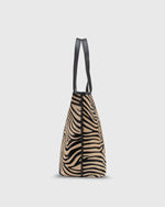 Load image into Gallery viewer, Tote Bag in Zebra Calf Hair