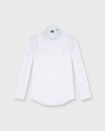 Load image into Gallery viewer, Western Work Shirt in White Poplin