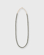 Load image into Gallery viewer, Very Small African Beads in Black/Green Stripe