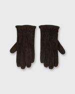 Load image into Gallery viewer, Cashmere-Lined Gloves in Dark Brown Suede