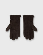 Load image into Gallery viewer, Cashmere-Lined Gloves in Dark Brown Suede