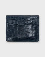 Load image into Gallery viewer, Card Holder in Blue Glazed Alligator