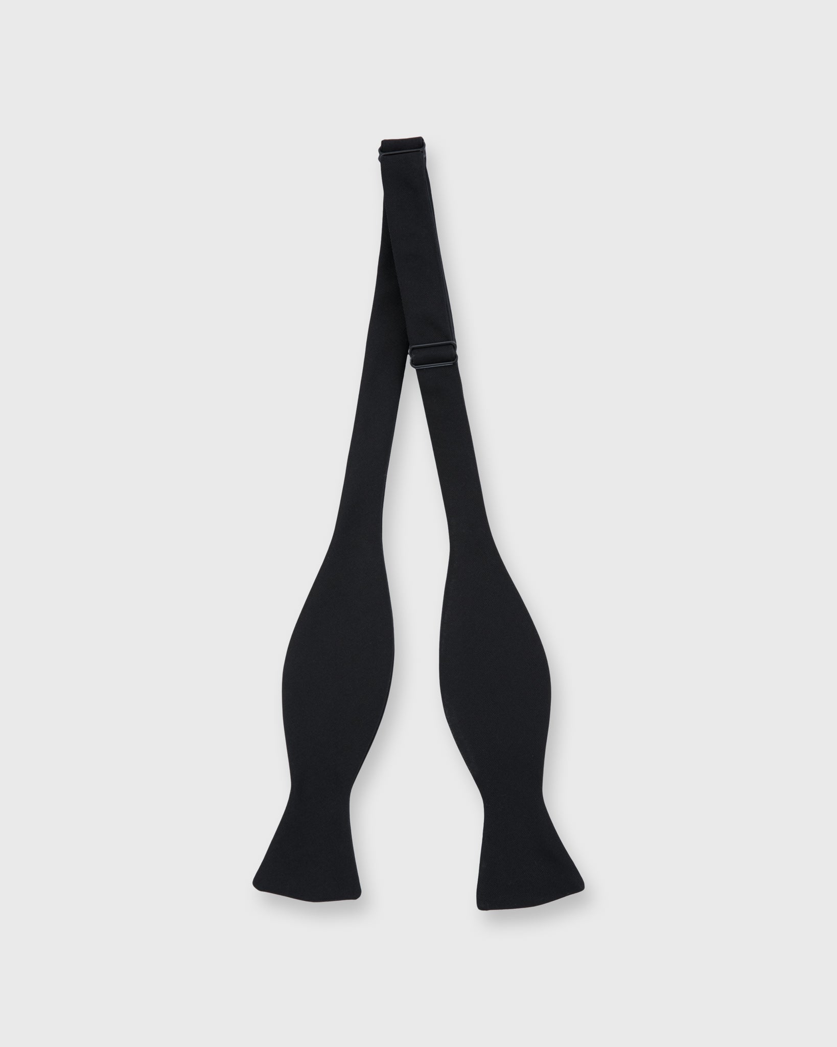 Formal Bow Tie Black Silk Faille