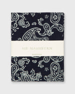 Load image into Gallery viewer, Bandana in Navy Paisley