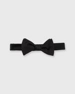 Load image into Gallery viewer, Formal Bow Tie Black Silk Satin