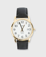 Load image into Gallery viewer, Easy Reader Watch White/Gold