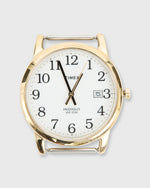 Load image into Gallery viewer, Easy Reader Watch White/Gold