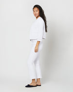 Load image into Gallery viewer, Kiki Jacket in White Garment-Dyed Stretch Twill