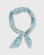 Load image into Gallery viewer, Anyway Scarf in Blue/Green Joanna Louise Liberty Fabric
