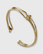 Load image into Gallery viewer, Rattlesnake Rib Cuff in Vermeil