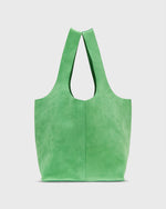Load image into Gallery viewer, Paola Bucket Bag in Clover Suede