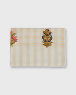 Load image into Gallery viewer, Imperial Garden Scarf in Beige/Ivory Check