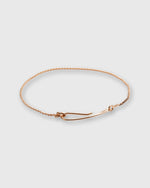 Load image into Gallery viewer, Chain Bracelet with Fine Hook in Gold-Plated Brass