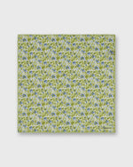 Load image into Gallery viewer, Linen Print Pocket Square in Bone/Sage Floral